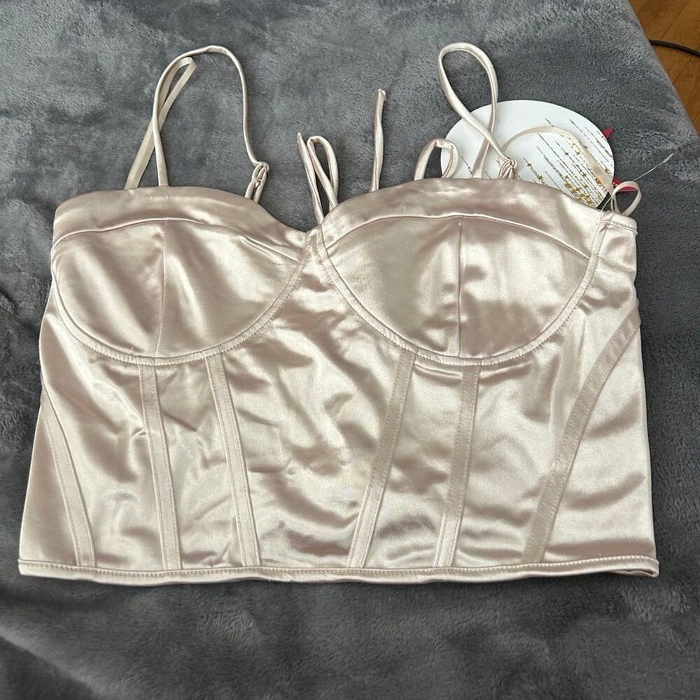Mixed threads corset tank size XLarge new with tags
